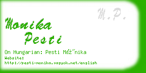 monika pesti business card